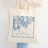 Philippsburg Maine Kaart Elegant Bruiloft Welkom Tote Bag