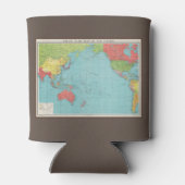 Philips' War Map of the Pacific, 1945 Blikjeskoeler (Achterkant)