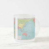 Philips' War Map of the Pacific, 1945 Kitchen Matglas Koffiemok (Voorkant rechts)