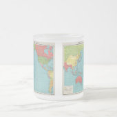 Philips' War Map of the Pacific, 1945 Kitchen Matglas Koffiemok (Center)