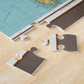 Philips' War Map of the Pacific, 1945 Legpuzzel (Zijkant)