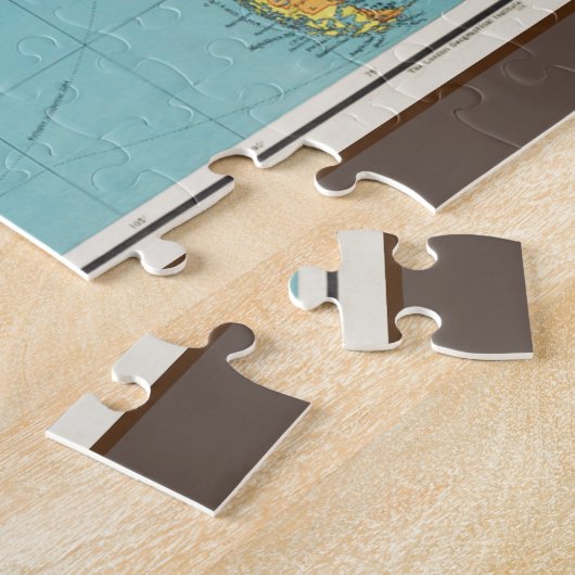 Philips' War Map of the Pacific, 1945 Legpuzzel (Zijkant)