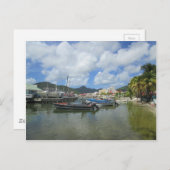 Philipsburg Harbour St. Maarten Briefkaart (Voorkant / Achterkant)