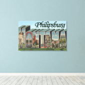 Philipsburg, Montana Canvas Afdruk (Insitu (Houten vloer))