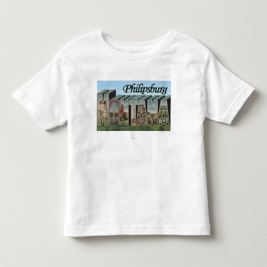Philipsburg, Montana Kinder Shirts (Voorkant)