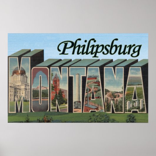 Philipsburg, Montana Poster (Voorkant)