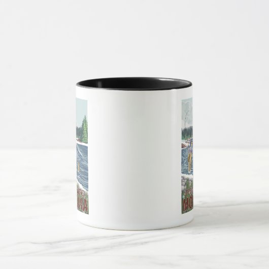 Philipsburg, MontanaFly Fisherman Mok (Midden)