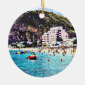 Philipsburg Sint Maarten Beach Keramisch Ornament (Voorkant)