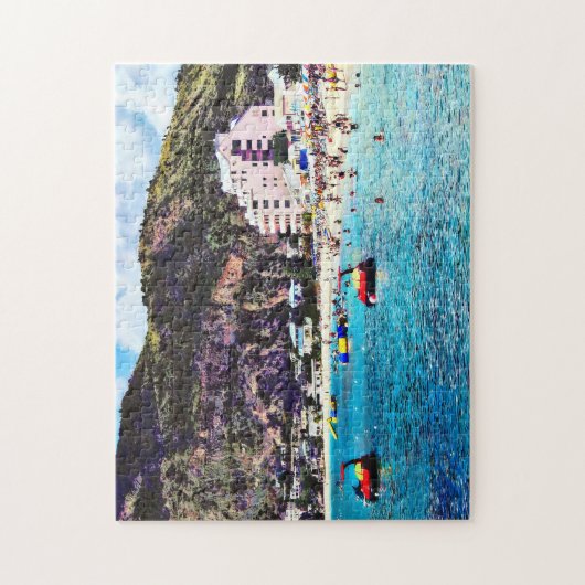 Philipsburg Sint Maarten Beach Legpuzzel (Verticaal)