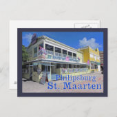 Philipsburg - Sint Maarten - briefkaart (Voorkant / Achterkant)