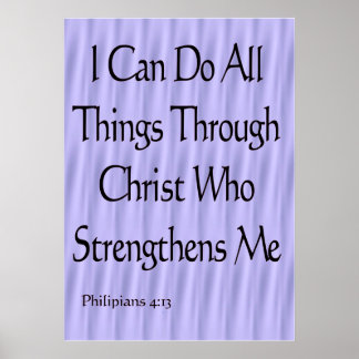 Philipzen 4:13 poster
