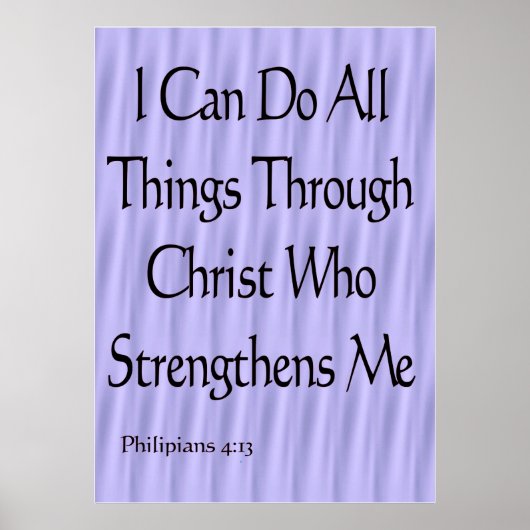 Philipzen 4:13 poster (Voorkant)