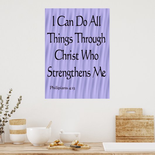 Philipzen 4:13 poster (Keuken)