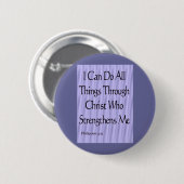 Philipzen 4:13 ronde button 5,7 cm (Voorkant /achterkant)