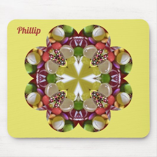 PHILLIP ~ EASTER TREATS ~ Snoep, Sweets Bright ~ Muismat (Voorkant)