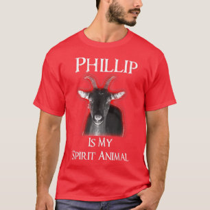 Phillip is My Spirit Animal Black T-shirt