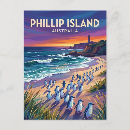 Phillip Island Australia Briefkaart (Voorkant)