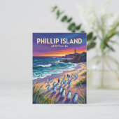 Phillip Island Australië Briefkaart (Staand voorkant)