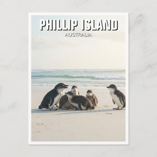 Phillip Island Australië Briefkaart (Voorkant)