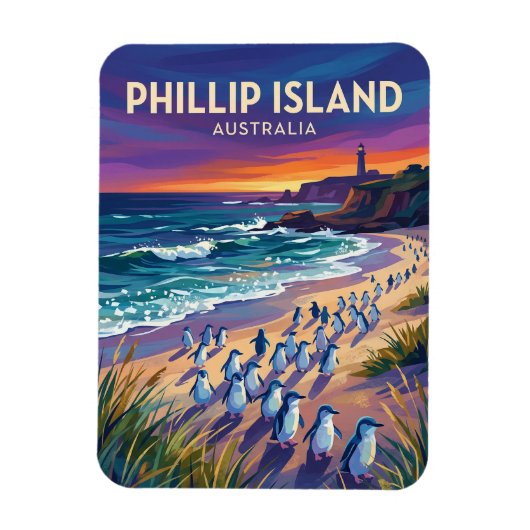 Phillip Island Australië Magneet (Verticaal)