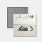 Phillip Island Australië Magneet (Voorkant / Achterkant)