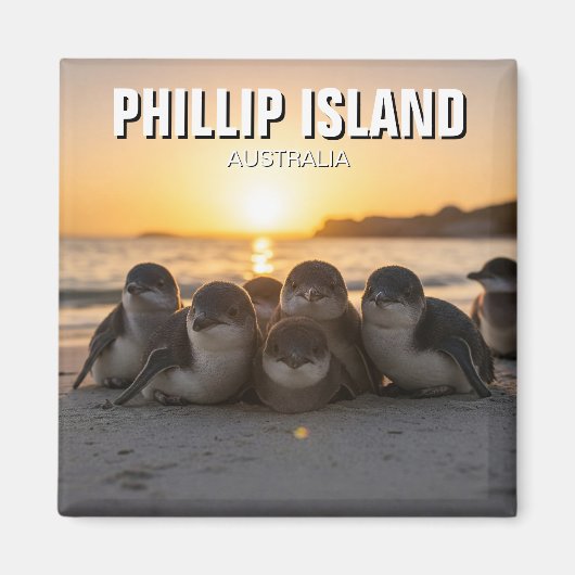 Phillip Island Australië Magneet (Voorkant)