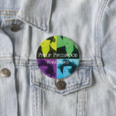 Phillip Presswood: Gerasterde pin Ronde Button 7,6 Cm (In situ)