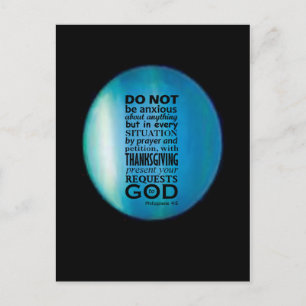 Phillipians 4:6 briefkaart