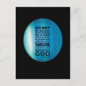 Phillipians 4:6 briefkaart (Voorkant)