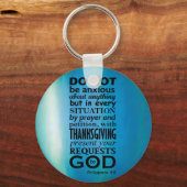Phillipians 4:6 sleutelhanger (Voorkant)