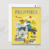  Phillipines Reis Briefkaart (Voorkant / Achterkant)
