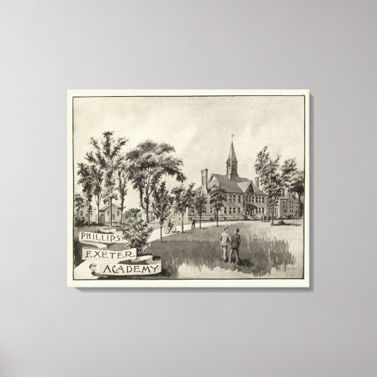 Phillips Exeter Academy Canvas Afdruk (Voorkant)
