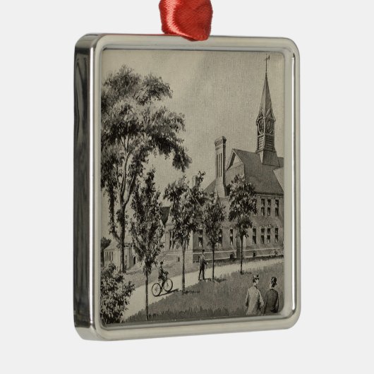 Phillips Exeter Academy Metalen Ornament (Rechts)