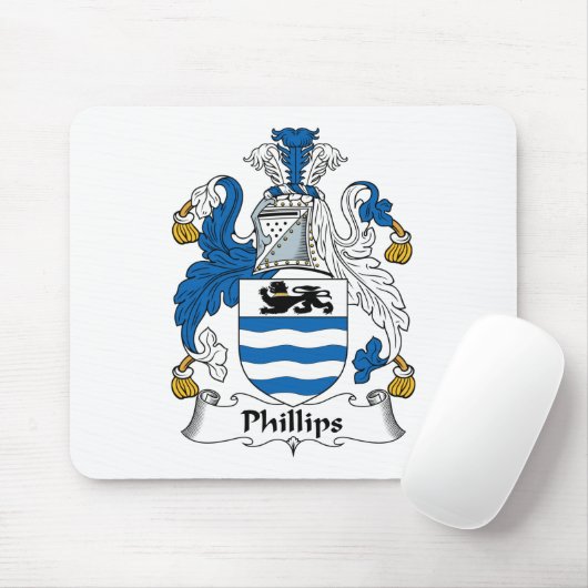 Phillips Family Crest Muismat (Met muis)