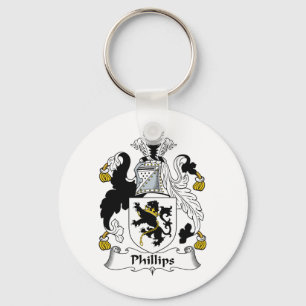 Phillips Family Crest Sleutelhanger