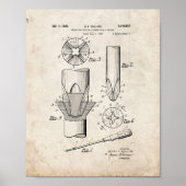 Phillips head Scredriver Patent - Old look Poster (Voorkant)
