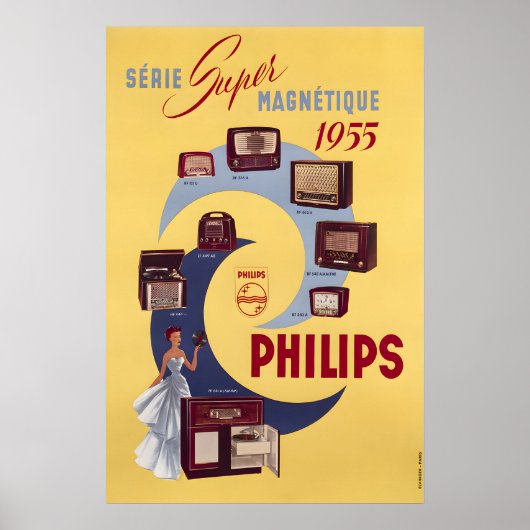 Phillips Radio Poster (Voorkant)