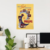 Phillips Radio Poster (Thuiskantoor)