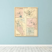 Phillipsburg, NJ Canvas Afdruk (Insitu (Houten vloer))