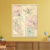 Phillipsburg, NJ Canvas Afdruk (Insitu (Woonkamer))