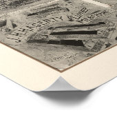 Phillipsburg, NJ & Easton, PA Panoramic Map - 1900 Poster (Hoek)