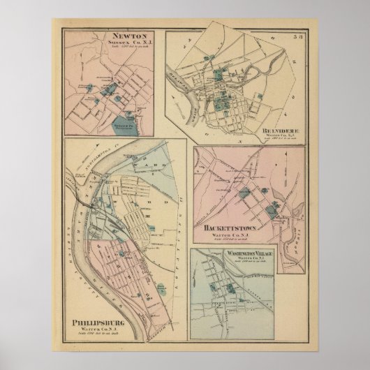 Phillipsburg, NJ Poster (Voorkant)