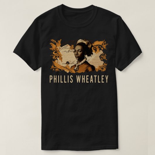 Phillis Wheatley 1 T-shirt (Design voorkant)
