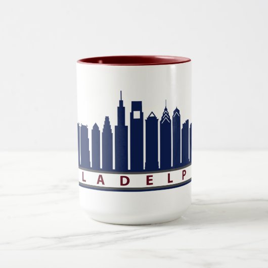 Philly 2019 Skyline Mok bij de marine (Midden)