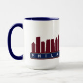 Philly 2019 Skyline Mok in Maroon (Links)