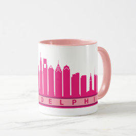 Philly 2019 Skyline Mok in Roze