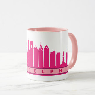 Philly 2019 Skyline Mok in Roze