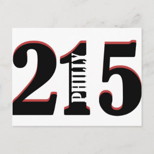 Philly 215 briefkaart