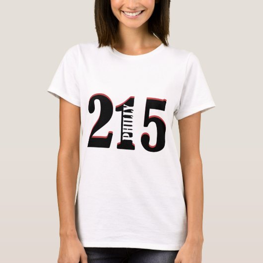 Philly 215 t-shirt (Voorkant)