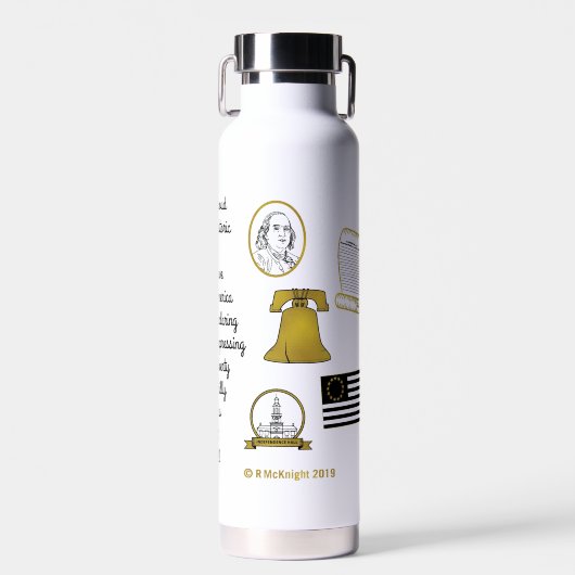 Philly Acroniem Water Bottle Waterfles (Voorkant)